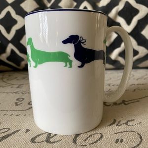 NEW DACHSHUND Kate Spade Mug Wickford